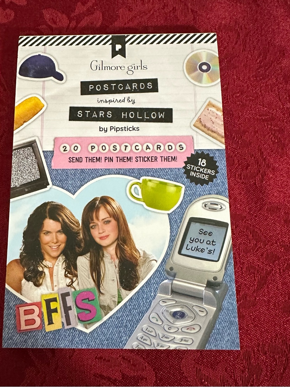 New  the Gilmore Girls Greetings from Stars Hollow Postcard Book by Pipsticks